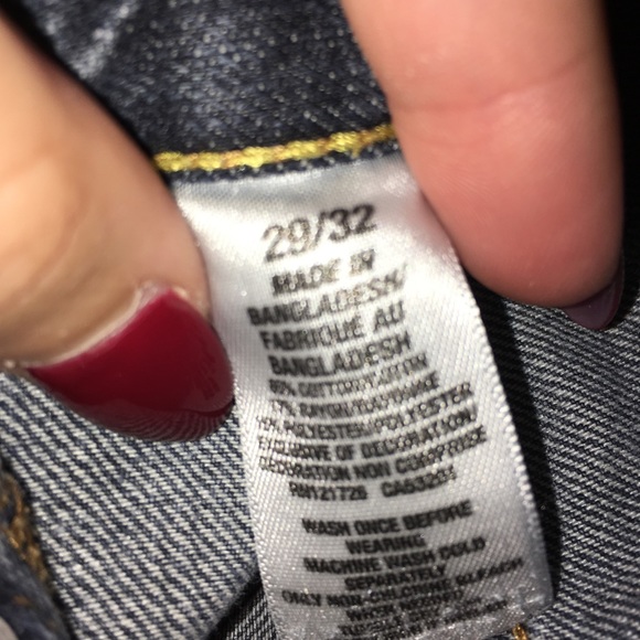 Mens aeropostale slim straight dark wash jeans 29 - Picture 5 of 8